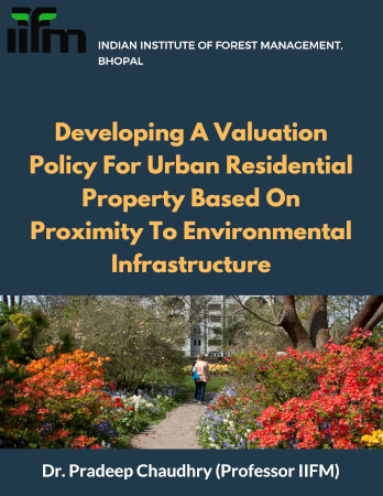 Developing A Valuation Policy For Urban Residential Property Based On Proximity To Environmental Infrastructure